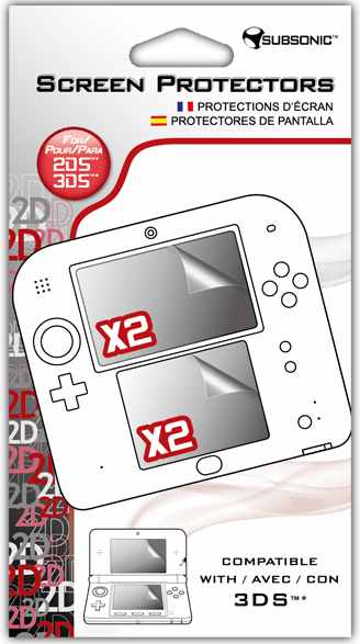 Screen Protectors X2 Subsonic 2ds3ds